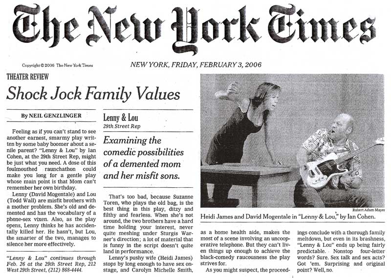 New York Times Bold Girls Review
